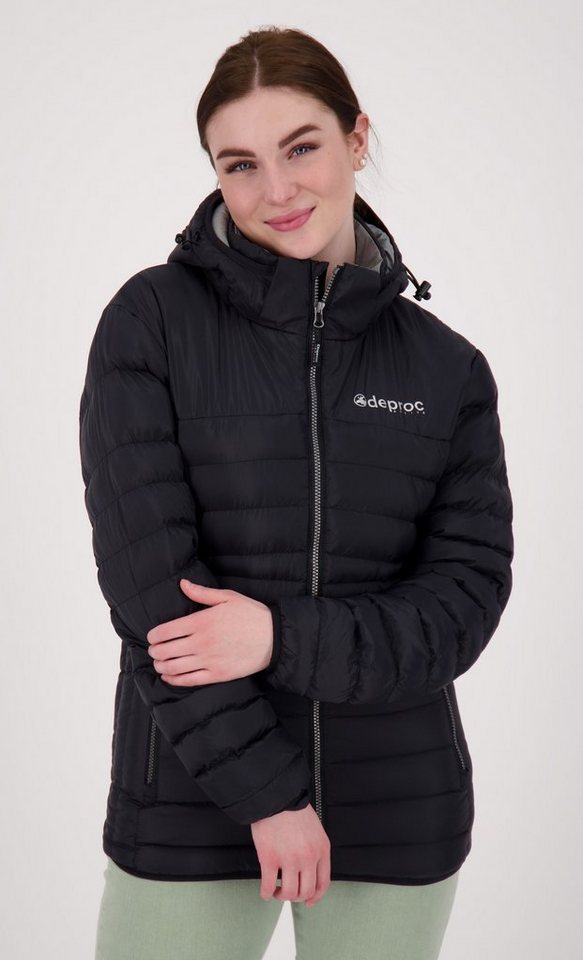 DEPROC Active Steppjacke GILMOUR WOMEN II NEW CS mit abnehmbarer Kapuze, auch in Großen Größen erhältlich von DEPROC Active