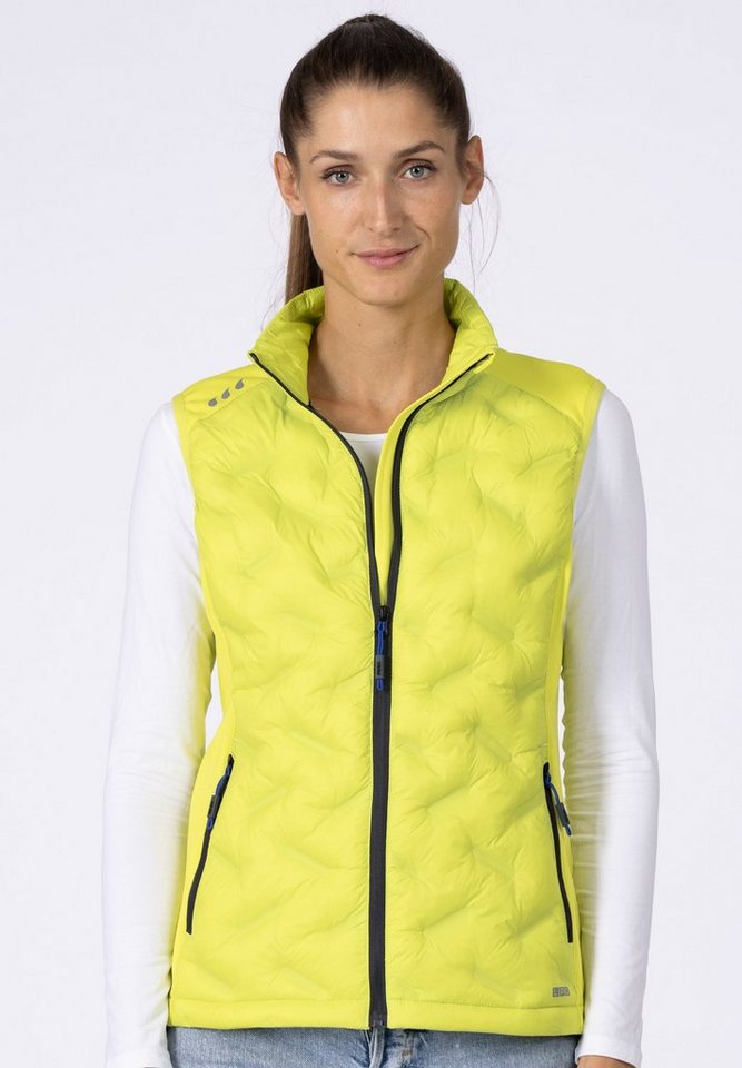 DEPROC Active Steppweste YOLANDA CS Women Funktionsweste, Outdoorweste, Hybridweste mit Stehkragen von DEPROC Active