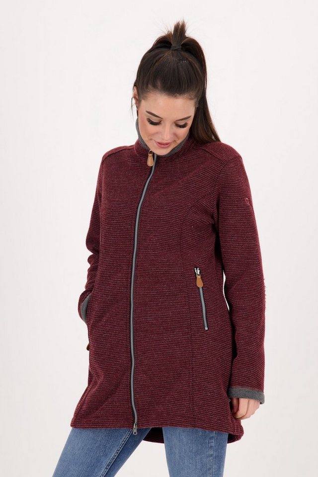 DEPROC Active Strickfleecejacke AMYWOOD CS NEW LONG JACKET Auch in Großen Größen erhältlich von DEPROC Active