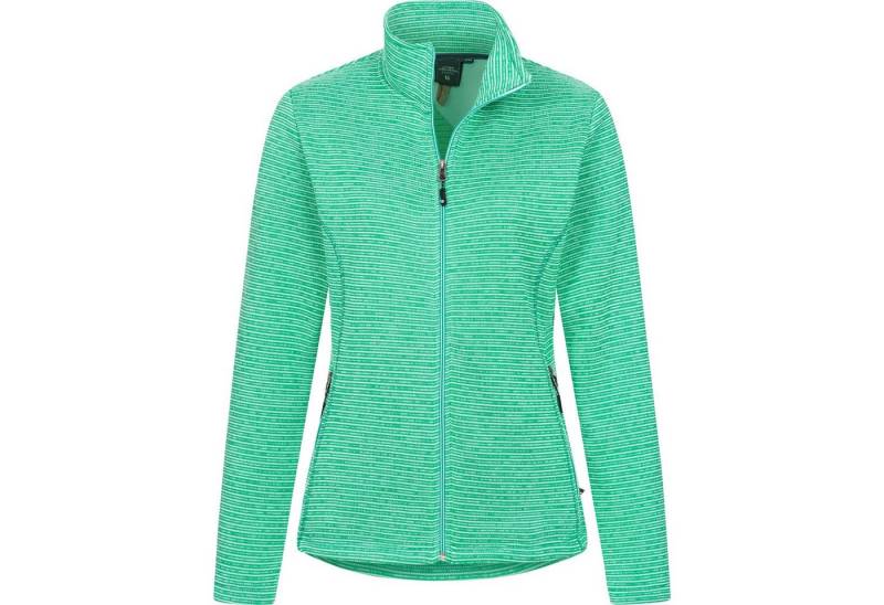 DEPROC Active Strickfleecejacke CALEDONIA WOMEN Kontrastreissverschluss von DEPROC Active