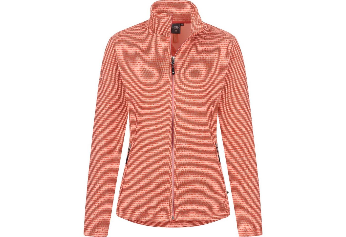 DEPROC Active Strickfleecejacke CALEDONIA WOMEN Kontrastreissverschluss von DEPROC Active