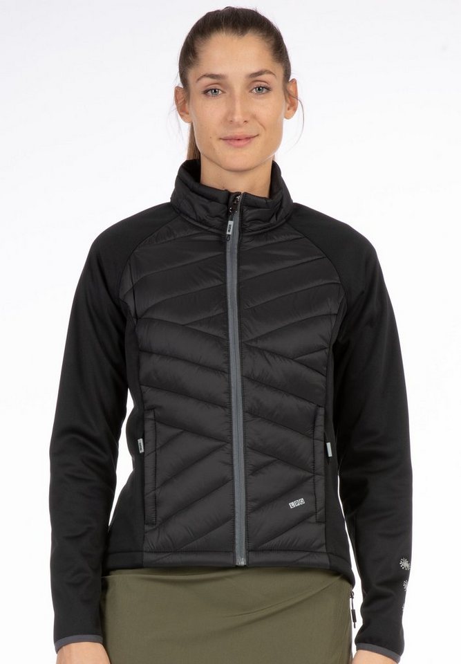 DEPROC Active Strickfleecejacke EDINA CS WOMEN Fleecejacke, Outdoorjacke, Sportjacke mit Kapuze, auch in Großen Größen von DEPROC Active