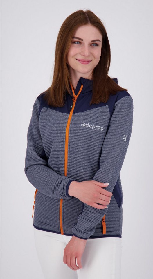 DEPROC Active Strickfleecejacke ELM WOMEN auch in Großen Größen erhältlich von DEPROC Active