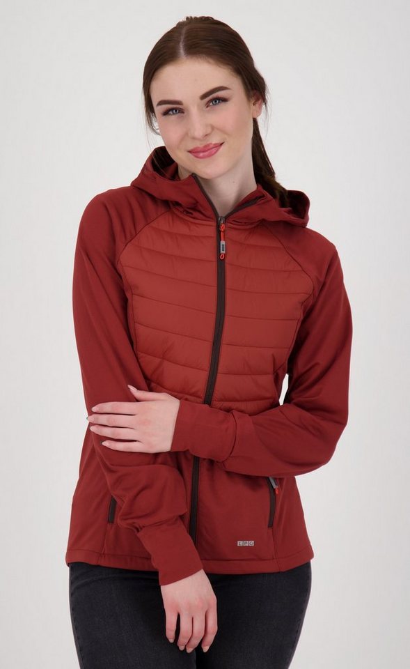 DEPROC Active Strickfleecejacke ELMCOURT IV WOMEN CS auch in Großen Größen erhältlich. mit Kapuze von DEPROC Active