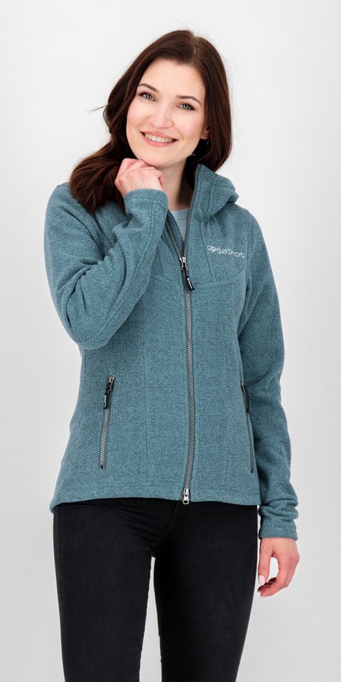 DEPROC Active Strickfleecejacke GLORY MAY CS Fleecejacke, Fleece, Mid-Layer auch in Großen Größen. mit 2-Wege-Reißverschluß von DEPROC Active