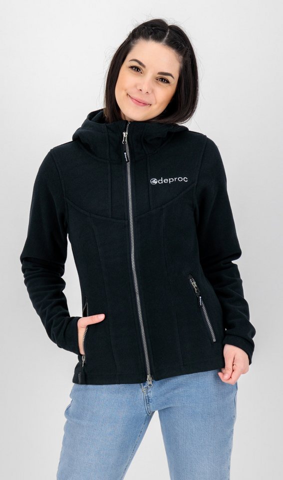 DEPROC Active Strickfleecejacke GLORY MAY CS Fleecejacke, Fleece, Mid-Layer auch in Großen Größen. mit 2-Wege-Reißverschluß von DEPROC Active