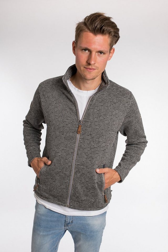 DEPROC Active Strickfleecejacke LACEWOOD MEN CS Midlayer, Funktionszip mit Stehkragen von DEPROC Active