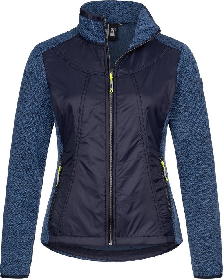 DEPROC Active Strickfleecejacke LAKE RODELL WOMEN CS in edler Melangeoptik von DEPROC Active