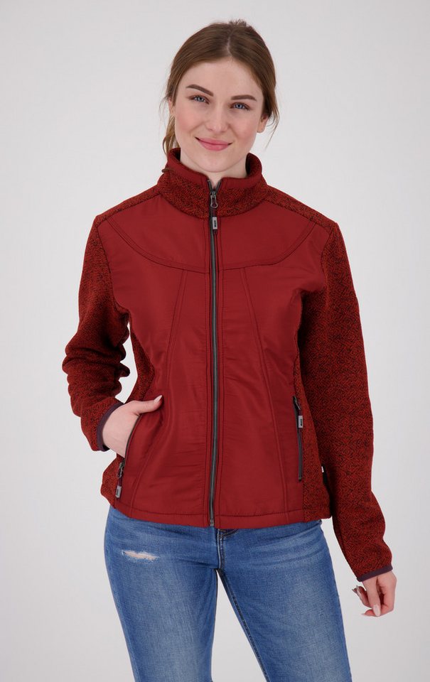 DEPROC Active Strickfleecejacke LAKE RODELL WOMEN auch in Großen Größen erhältlich von DEPROC Active