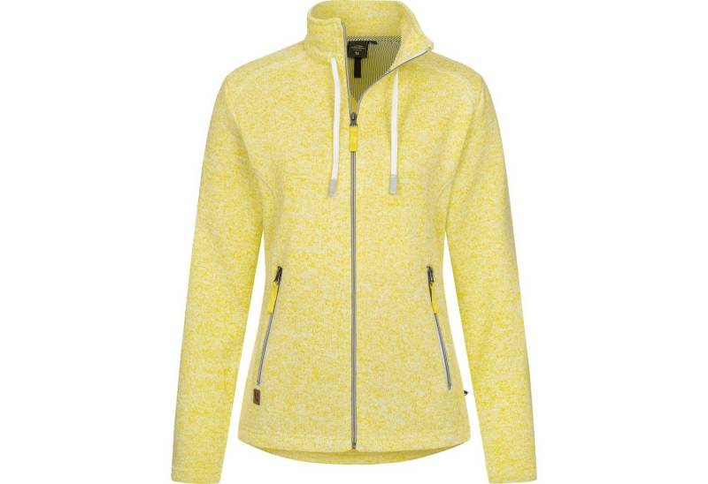 DEPROC Active Strickfleecejacke LUVERNE WOMEN Kontrastreissverschluss von DEPROC Active