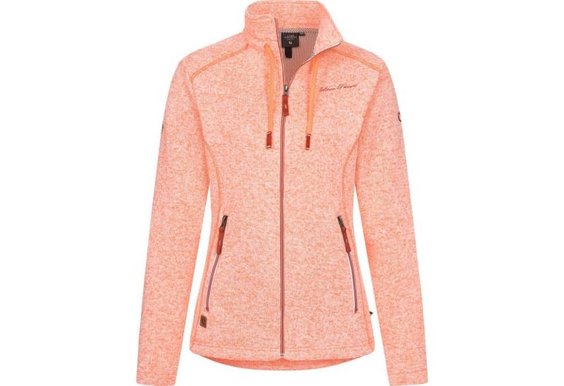 DEPROC Active Strickfleecejacke LUVERNE WOMEN Kontrastreissverschluss von DEPROC Active