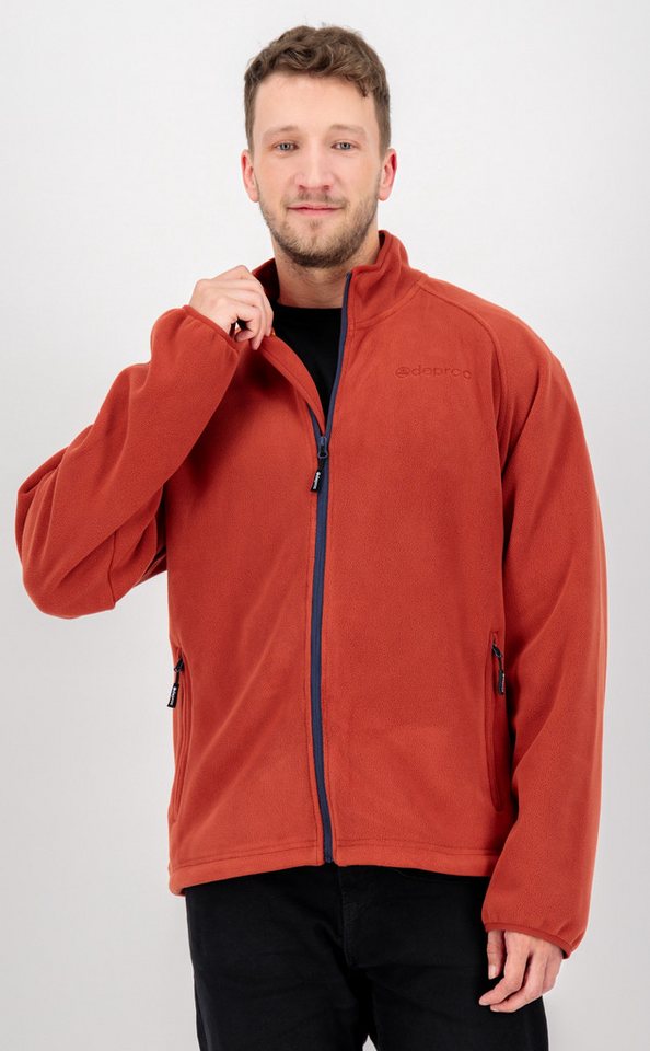 DEPROC Active Strickfleecejacke WAWA BAY OS Polarfleece Mid-Layer Strickfleece auch in großen Größen erhältlich von DEPROC Active