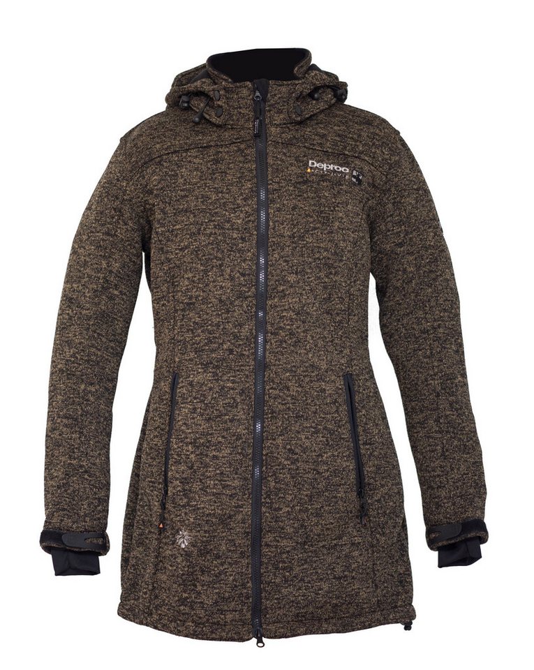 DEPROC Active Strickmantel ELKFORD LONG WOMEN auch in Großen Größen erhältlich von DEPROC Active