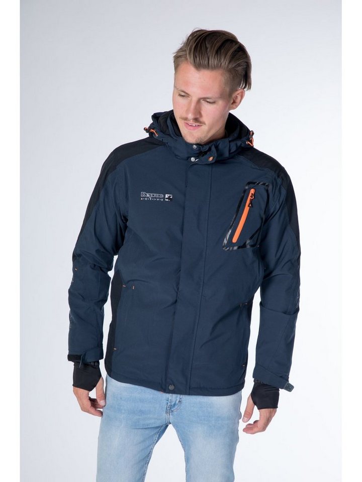 DEPROC Active Winterjacke CLAYTON NEW CS MEN mit abnehmbarer Kapuze, auch in grßen Größen erhältlich von DEPROC Active