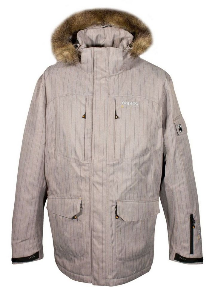 DEPROC Active Winterjacke CRANBROOK MEN NEW CS mit abnehmbarer Kapuze, mit abnehmbarem Webpelzkragen von DEPROC Active