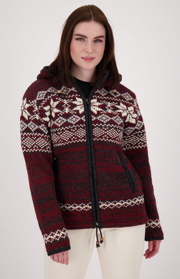 DEPROC Active Wolljacke ANNAPURNA CS Strickjacke & Wollfleecejacke Handmade in Nepal von DEPROC Active