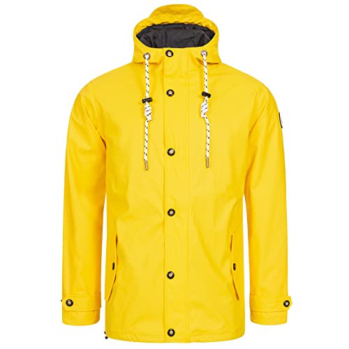Deproc Active Herren Ankerglut Rain Jacket #Ankerglutreise Regenjacke, Gelb, XXL EU von DEPROC-Active
