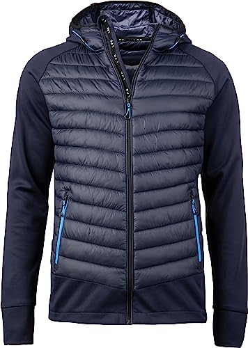 Deproc Active Herren Strickfleecejacke Windbreaker Übergangsjacke Mirk Peak Men Fleecejacke, Navy, L von DEPROC-Active