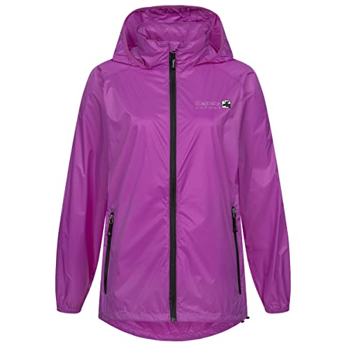 Deproc Active Leichte Damen Regenjacke mit Kapuze Wasserdicht Wetterfest Windbreaker Übergangsjacke ROBSON WOMEN von DEPROC-Active