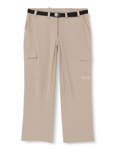 Deproc Damen Softshellhose Outdoorhose Trekkinghose Wasserdicht KENORA Long Wanderhose, Black, 38 DE/Kurz von DEPROC-Active