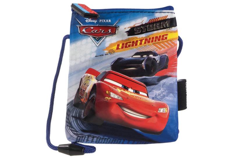 DERFORM Brustbeutel Kinder Geldbörse Geldbeutel Portemonnaie kleine Umhängetasche, Cars von DERFORM