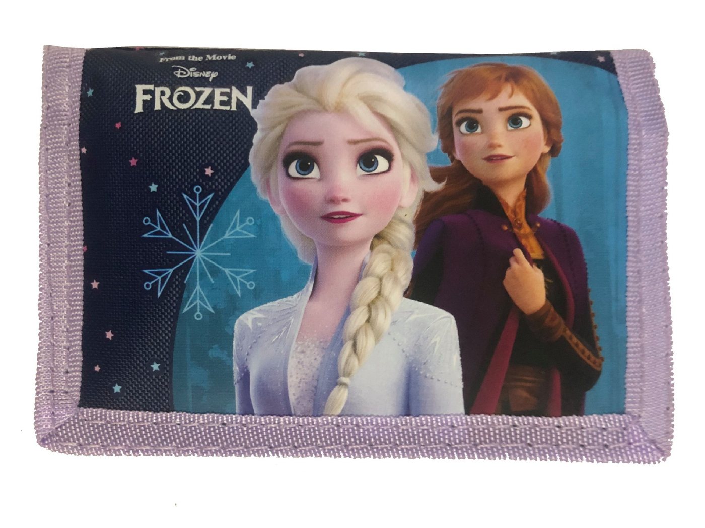 DERFORM Geldbörse Frozen Die Eiskönigin Geldbeutel Kinder Portemonnaie Anna und Elsa von DERFORM