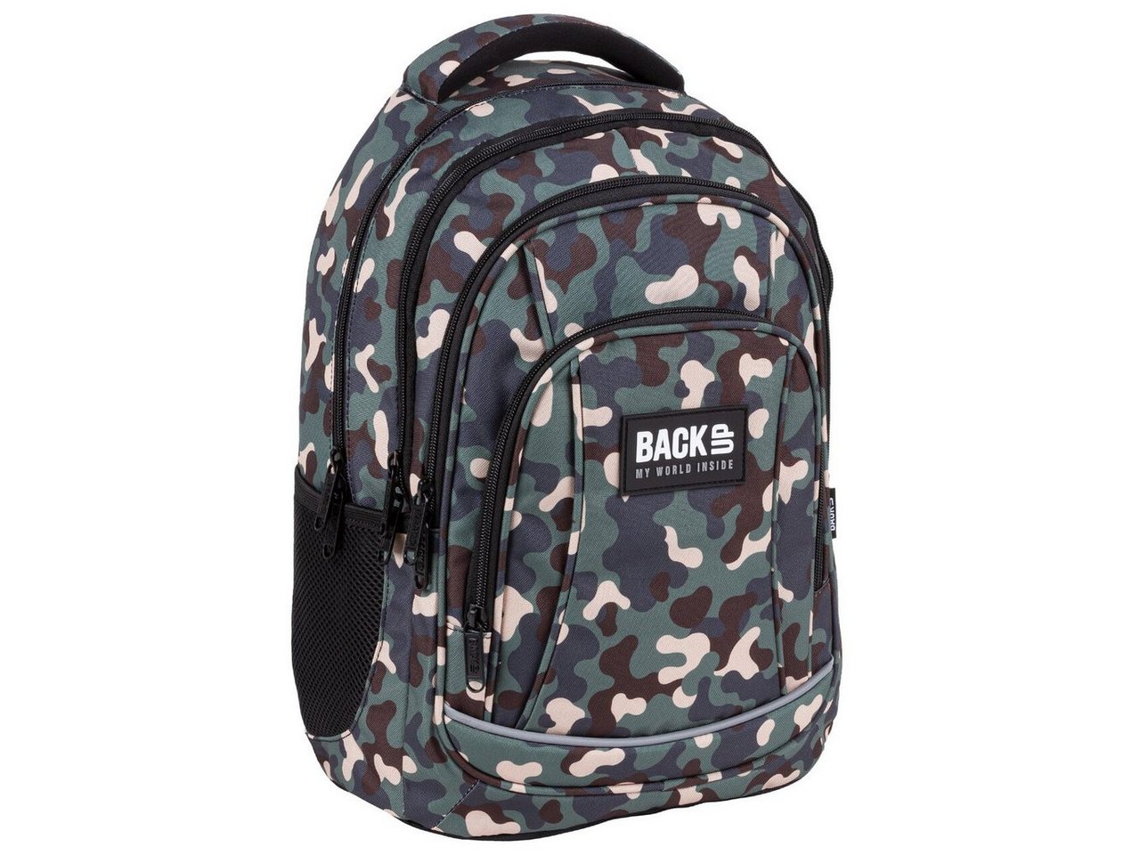 DERFORM Schulrucksack Camouflage ca. 42 cm großer ergonomisch Rucksack Schule Schulranzen DERFORM Schulrucksack Camouflage ca. 42 cm großer ergonomisch Rucksack Schule Schulranzen von DERFORM