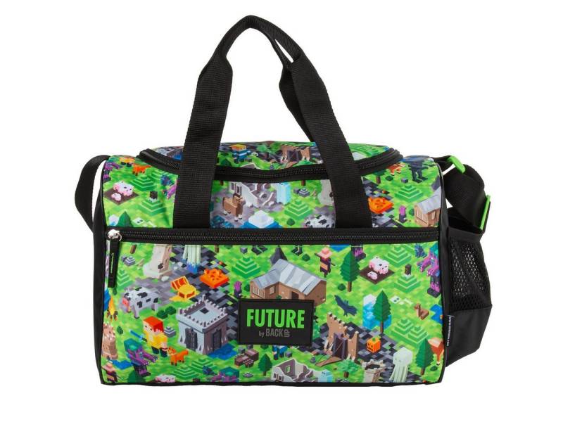 DERFORM Sporttasche Pixel Game Play Schultertasche Umhängetasche Tasche Schultasche von DERFORM