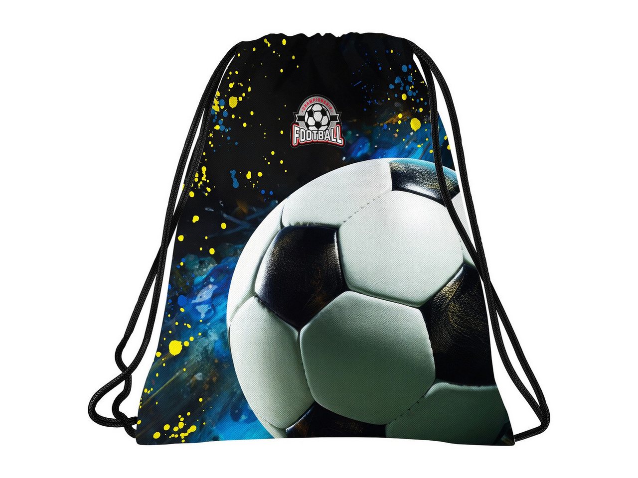 DERFORM Turnbeutel Fussball Kinder Sportbeutel Football Rucksack Sporttasche von DERFORM