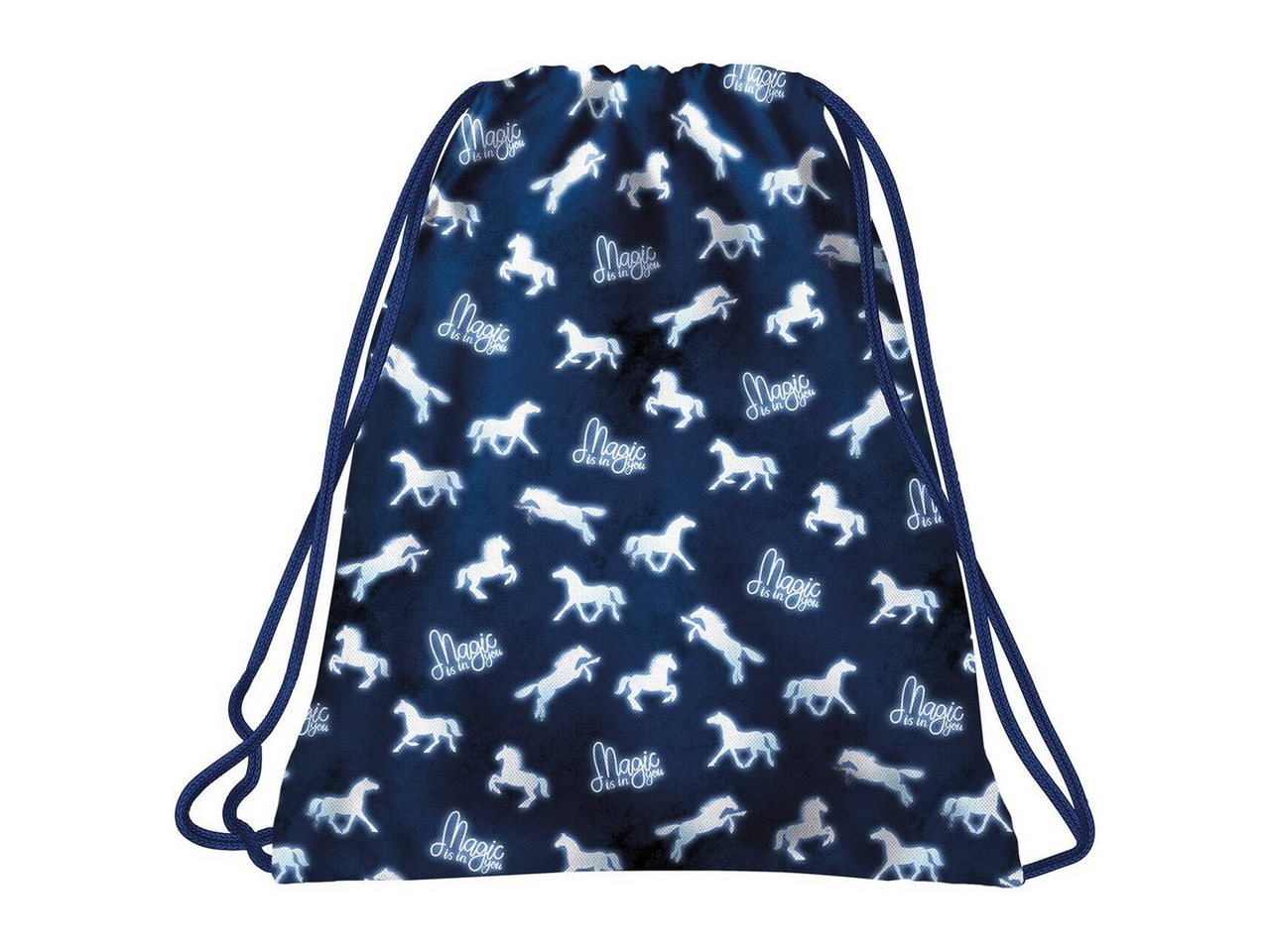 DERFORM Turnbeutel Pferde Sportbeutel Tasche Sporttasche Schuhbeutel Pferde Motiv, Magic is in you DERFORM Turnbeutel Pferde Sportbeutel Tasche Sporttasche Schuhbeutel Pferde Motiv, Magic is in you von DERFORM