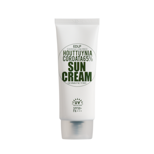 DERMA FACTORY - EDLP Houttuynia Cordata 65% Sun Cream 50+ PA++++ - 50g von DERMA FACTORY
