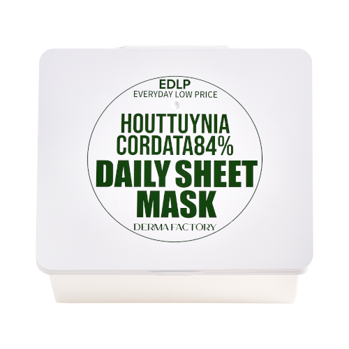 DERMA FACTORY - EDLP Houttuynia Cordata 84% Daily Sheet Mask - 30stücke/340g von DERMA FACTORY