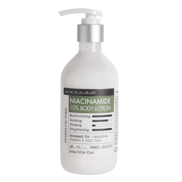 DERMA FACTORY - Niacinamide 10% Body Lotion - 300ml DERMA FACTORY - Niacinamide 10% Body Lotion - 300ml von DERMA FACTORY