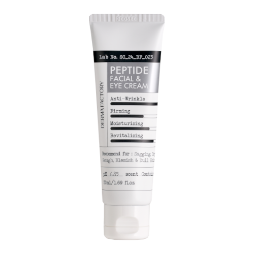 DERMA FACTORY - Peptide Facial And Eye Cream - 50ml von DERMA FACTORY