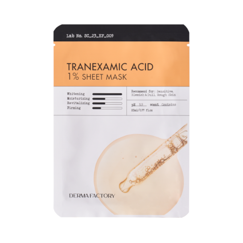 DERMA FACTORY - Tranexamic Acid 1% Sheet Mask - 23ml/1stück von DERMA FACTORY