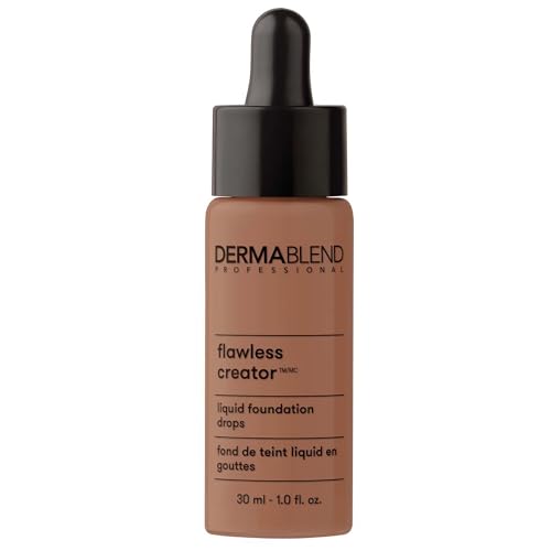 Dermablend Flawless Creator leichte Foundation – ölfreie Formel – Never Cakey – deckt Hautunreinheiten ab – schwerelose Abdeckung – geeignet für normale, kombinierte und fettige Haut – 75 W – 30 ml von DERMABLEND