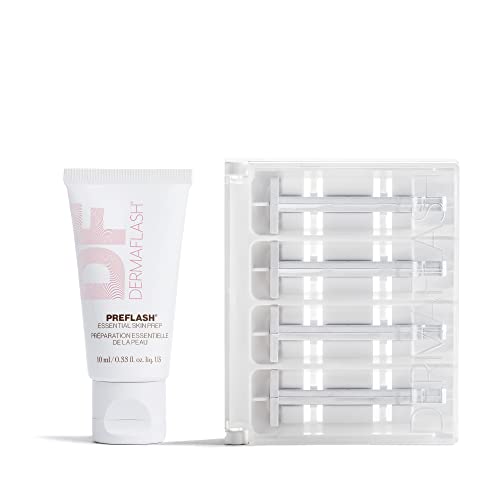 DERMAFLASH ESSENTIALS Dermaplaning Replenishment Kit für Frauen (4 Wochen Vorrat) von DERMAFLASH