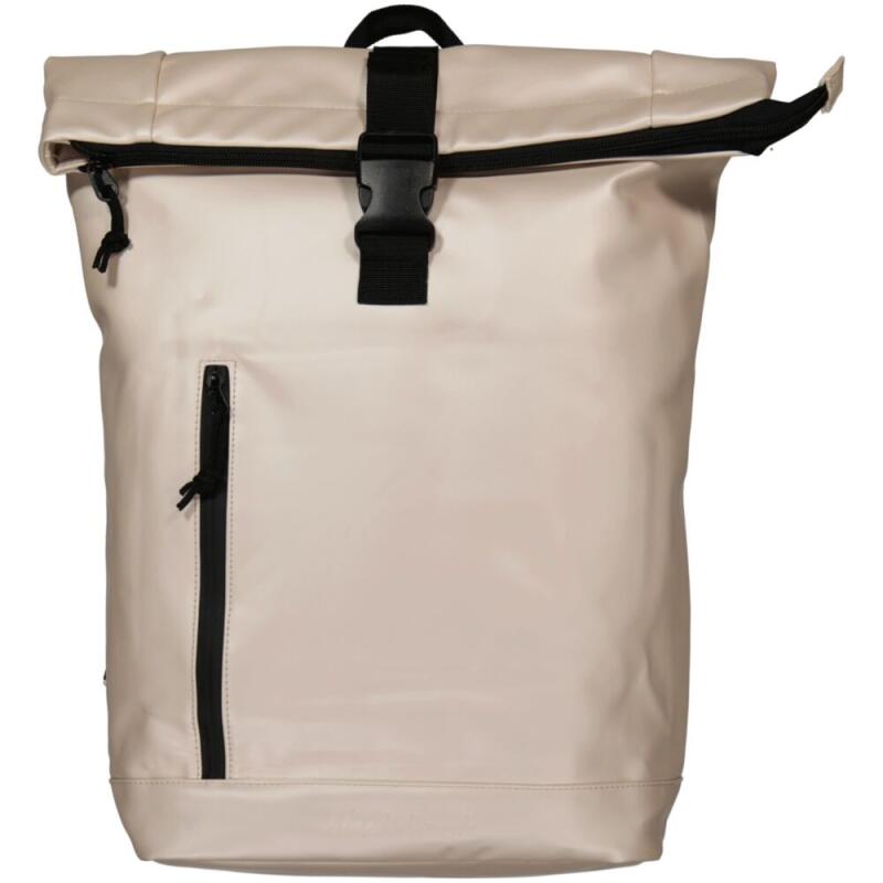 DERNIER - Black Hawk Rollup-Rucksack aus PU mit Laptopfach Metalic Cham Beige von DERNIER