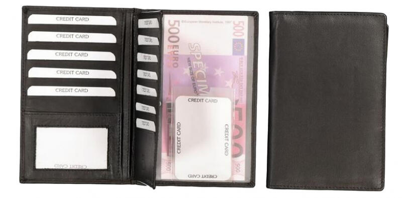 DERNIER - Brieftasche Schwarz Schwarz von DERNIER