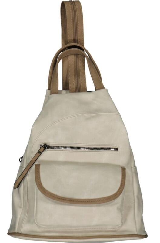 DERNIER - Dernier Rucksack aus PU Owhite Taupe Grau von DERNIER