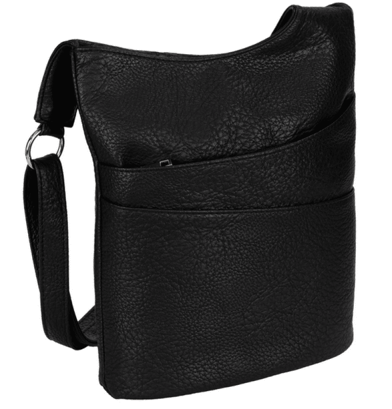 DERNIER - New Bags Crossbag Synth. 3 RV schwarz Schwarz von DERNIER