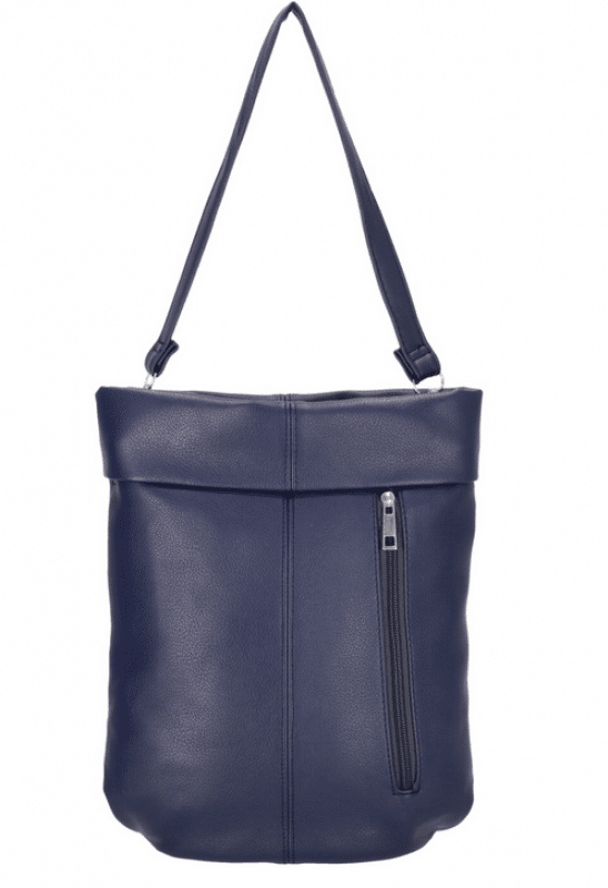 DERNIER - New Bags Crossbag Synth. FrontRV navy Blau von DERNIER
