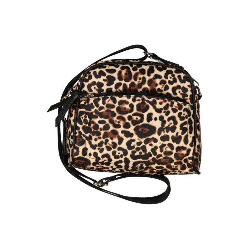 DERNIER - New Bags Leo Handtasche mit verstellbaren Schulterriemen leo beige Multicolor von DERNIER