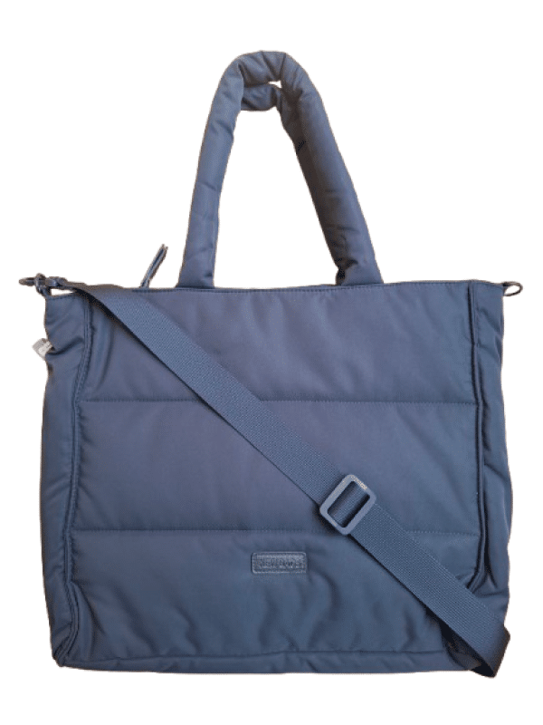 DERNIER - New Bags Shopper 2 Griffe + langer Riemen super leicht Dark Navy Blau von DERNIER