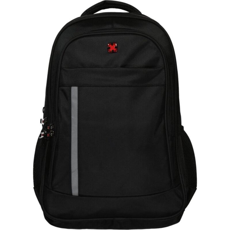 DERNIER - Travel ´N´ Meet Rucksack aus Spinnstoff Schwarz Schwarz von DERNIER