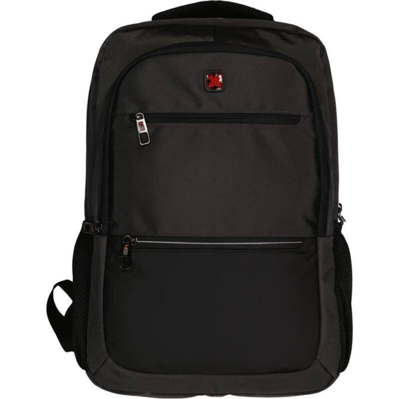 DERNIER - Travel N Meet Rucksack aus Spinnstoff grau Grau von DERNIER