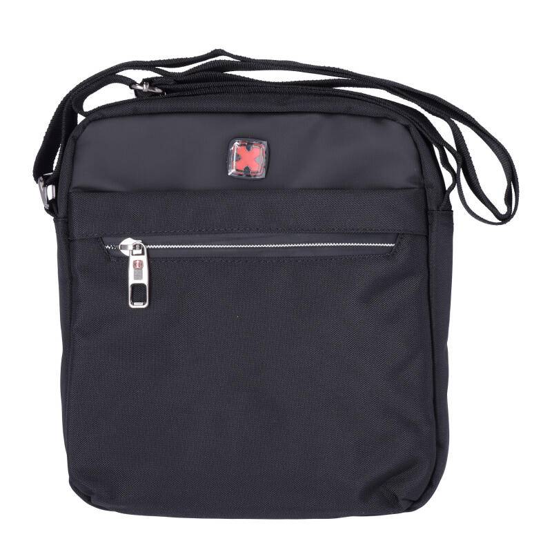 DERNIER - Travel N Meet Schultertasche 3 RV Spinnstoff schwarz Schwarz von DERNIER