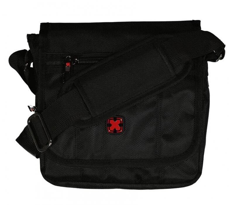 DERNIER - Travel ´N´ Meet Schultertasche aus Spinnstoff Schwarz Schwarz von DERNIER