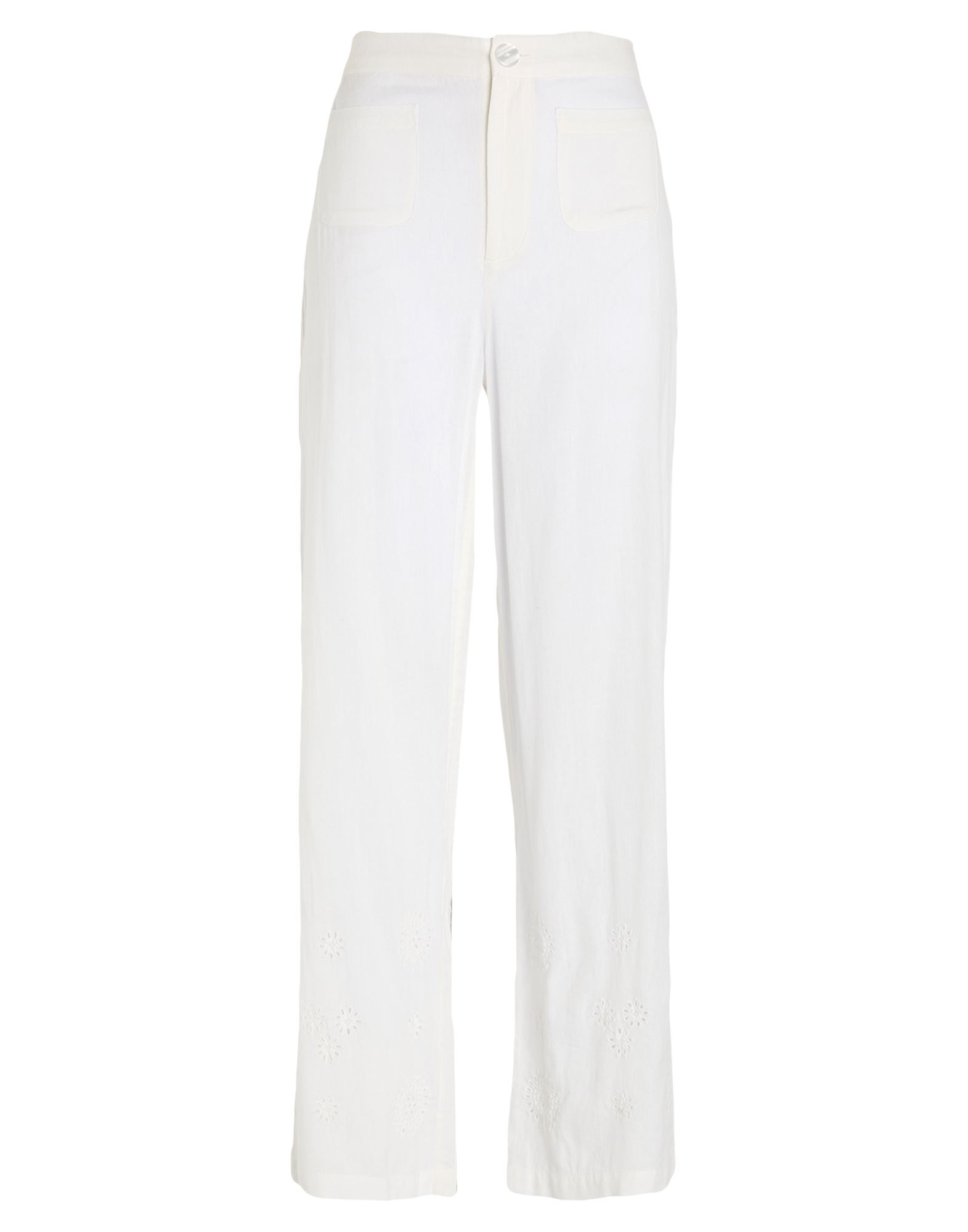 DES PETITS HAUTS Hose Damen Weiß von DES PETITS HAUTS