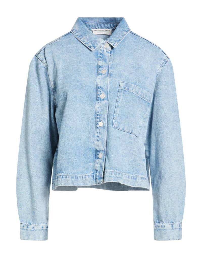 DES PETITS HAUTS Jeanshemd Damen Blau von DES PETITS HAUTS